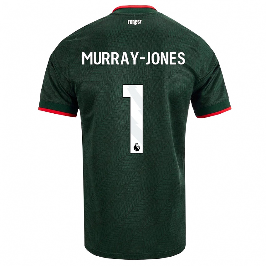 נשים George Murray-Jones #1 ירוק כהה אדום הרחק ג'רזי 2026/27 חולצה קצרה
