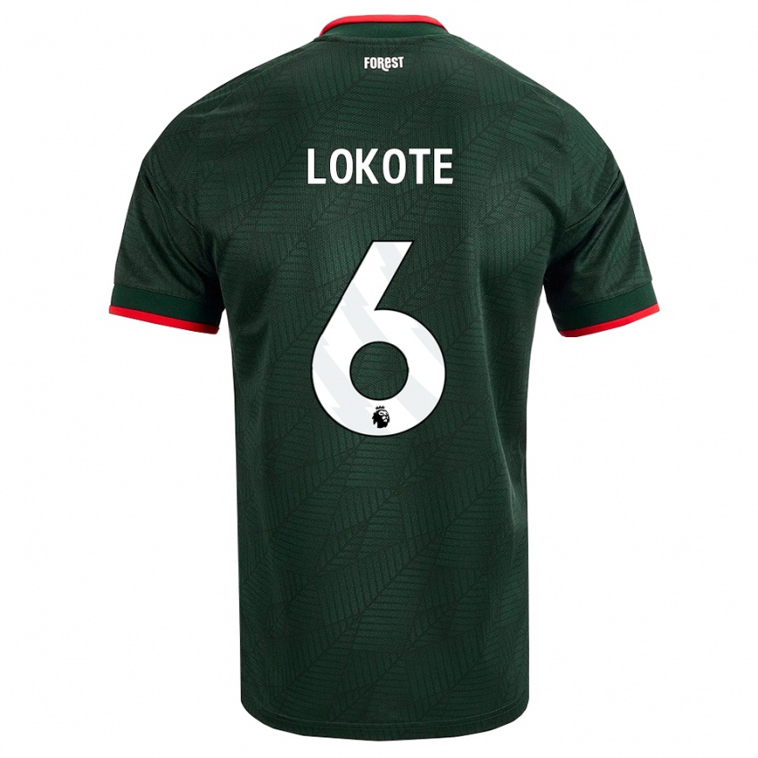 נשים Eleazar Lokote #6 ירוק כהה אדום הרחק ג'רזי 2026/27 חולצה קצרה