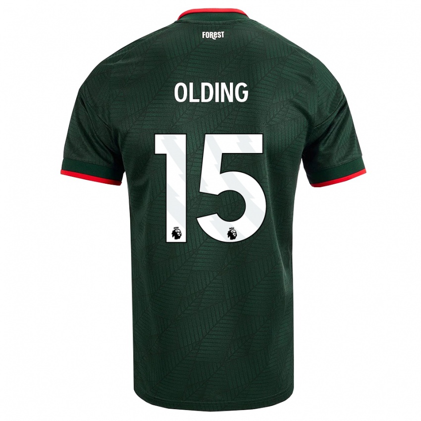 נשים Hollie Olding #15 ירוק כהה אדום הרחק ג'רזי 2026/27 חולצה קצרה