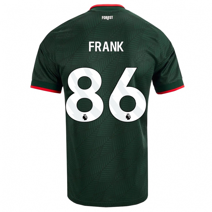 נשים Djamna Frank #86 ירוק כהה אדום הרחק ג'רזי 2026/27 חולצה קצרה