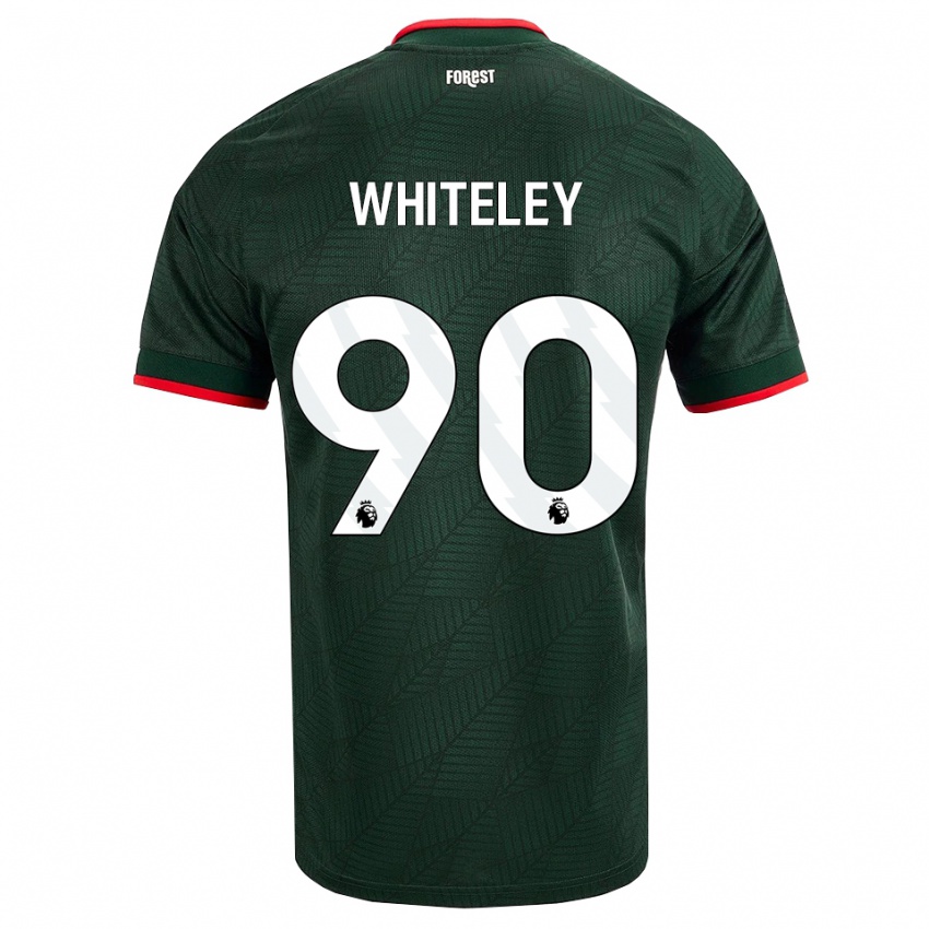 נשים Jonathan Whiteley #90 ירוק כהה אדום הרחק ג'רזי 2026/27 חולצה קצרה