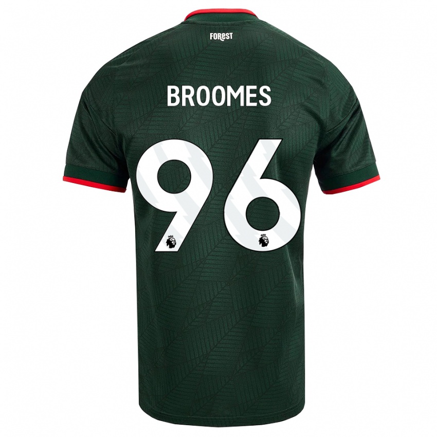 נשים Ethan Broomes #96 ירוק כהה אדום הרחק ג'רזי 2026/27 חולצה קצרה