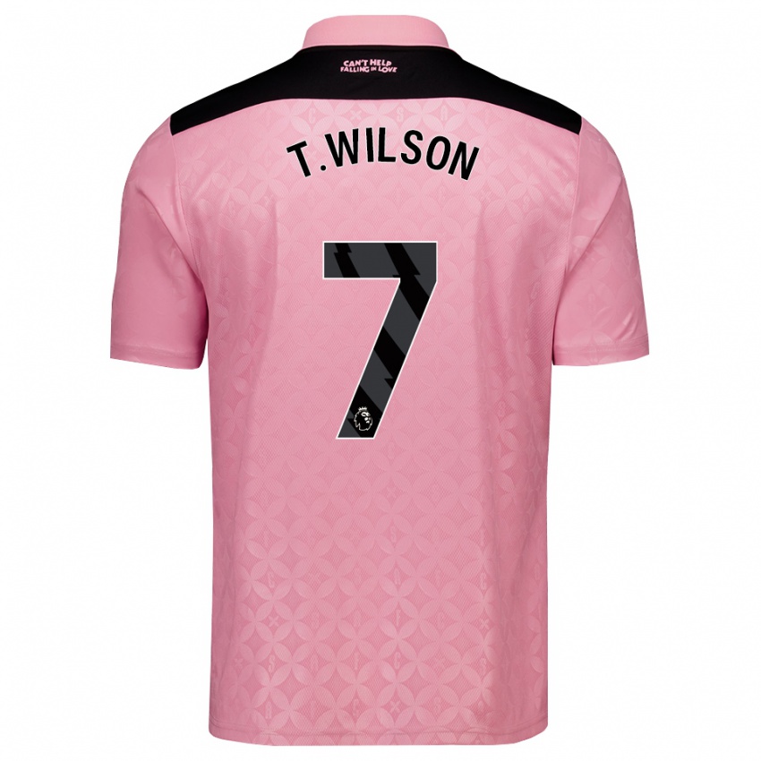 נשים Triziano Wilson #7 ורוד בהיר שחור הרחק ג'רזי 2026/27 חולצה קצרה