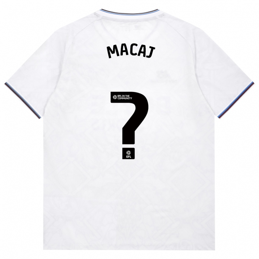נשים Glenn Macaj #0 בורדו לבן הרחק ג'רזי 2026/27 חולצה קצרה