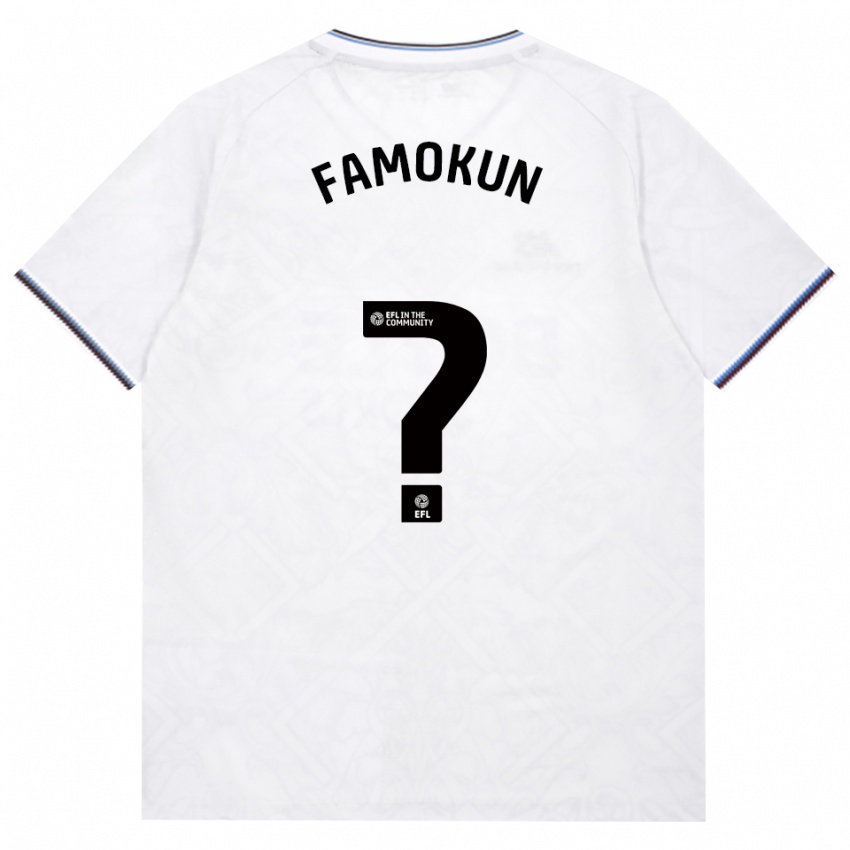 נשים Emmanuel Famokun #0 בורדו לבן הרחק ג'רזי 2026/27 חולצה קצרה