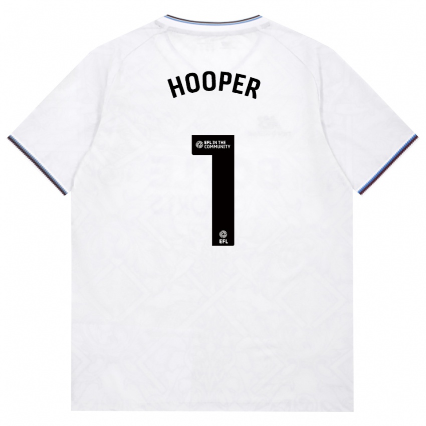 נשים Finley Hooper #1 בורדו לבן הרחק ג'רזי 2026/27 חולצה קצרה