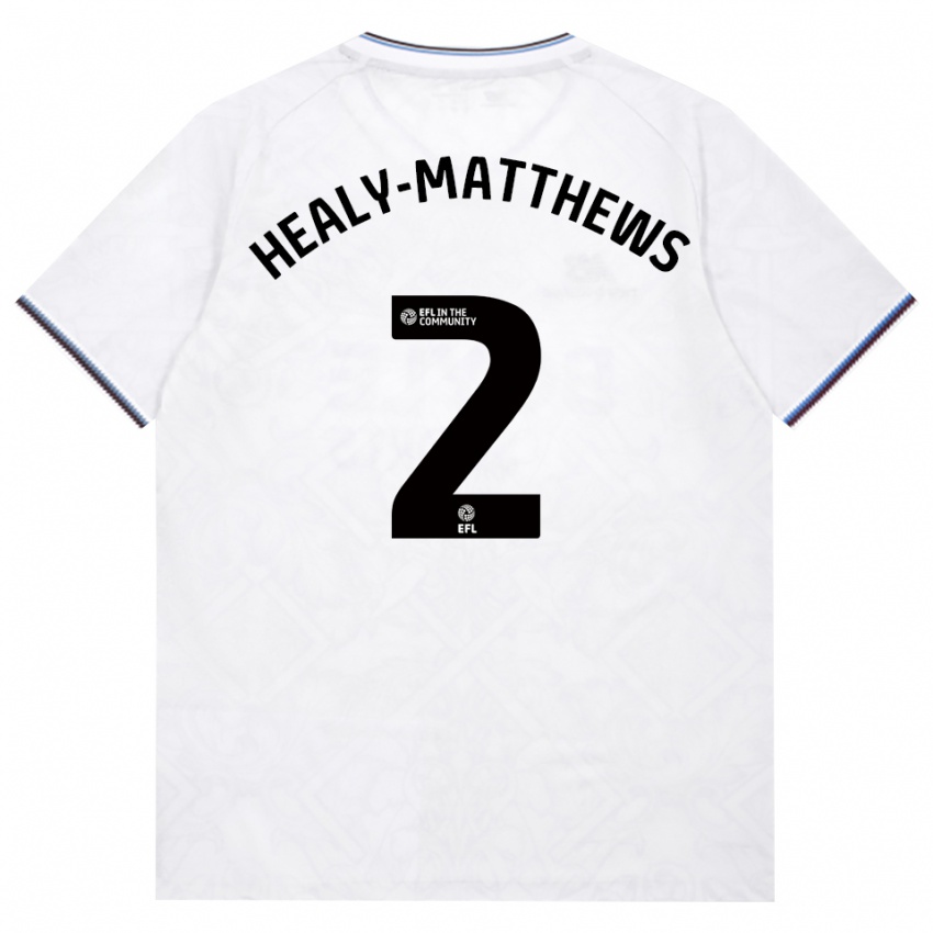 נשים Kyle Healy-Matthews #2 בורדו לבן הרחק ג'רזי 2026/27 חולצה קצרה