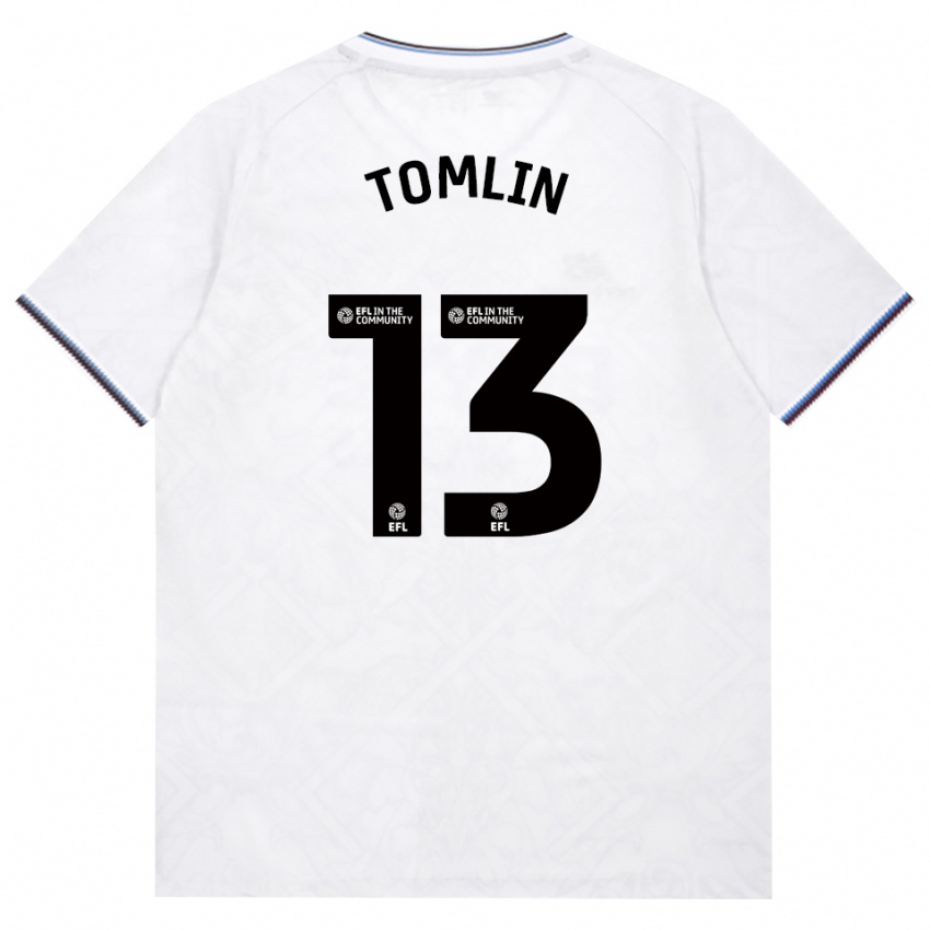 נשים Jack Tomlin #13 בורדו לבן הרחק ג'רזי 2026/27 חולצה קצרה