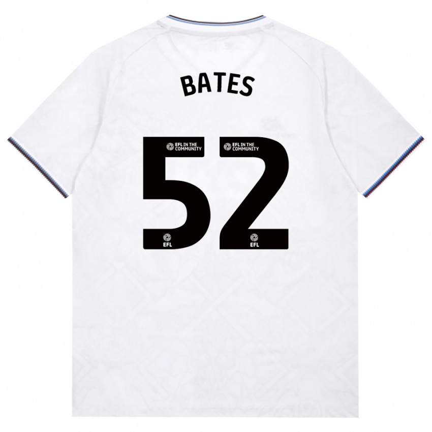 נשים Billy Bates #52 בורדו לבן הרחק ג'רזי 2026/27 חולצה קצרה