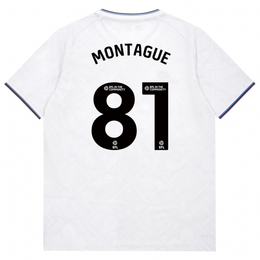 נשים Harry Montague #81 בורדו לבן הרחק ג'רזי 2026/27 חולצה קצרה