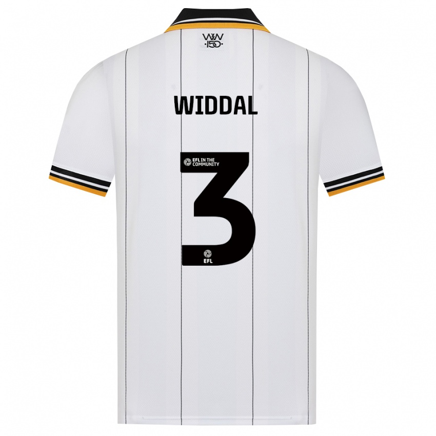 נשים Natalie Widdal #3 כתום לבן שחור הרחק ג'רזי 2026/27 חולצה קצרה