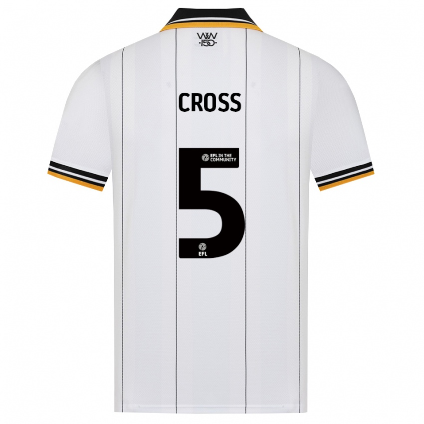 נשים Emma Cross #5 כתום לבן שחור הרחק ג'רזי 2026/27 חולצה קצרה