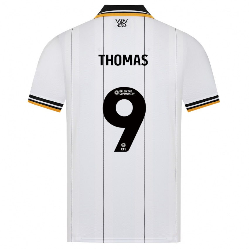 נשים Kaream Thomas #9 כתום לבן שחור הרחק ג'רזי 2026/27 חולצה קצרה