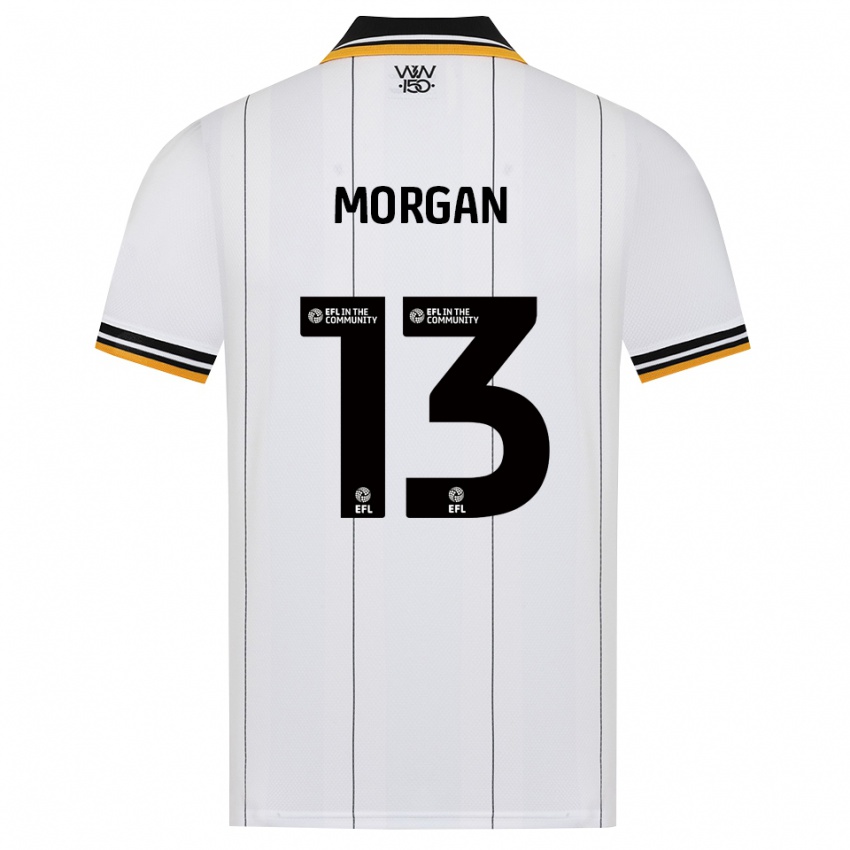 נשים Bobby Morgan #13 כתום לבן שחור הרחק ג'רזי 2026/27 חולצה קצרה