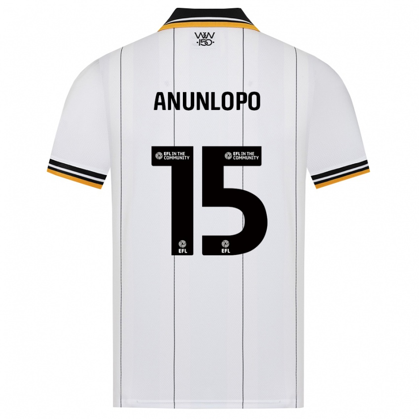 נשים Dapo Anunlopo #15 כתום לבן שחור הרחק ג'רזי 2026/27 חולצה קצרה