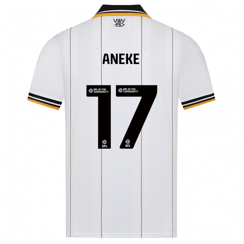 נשים Aaron Aneke #17 כתום לבן שחור הרחק ג'רזי 2026/27 חולצה קצרה