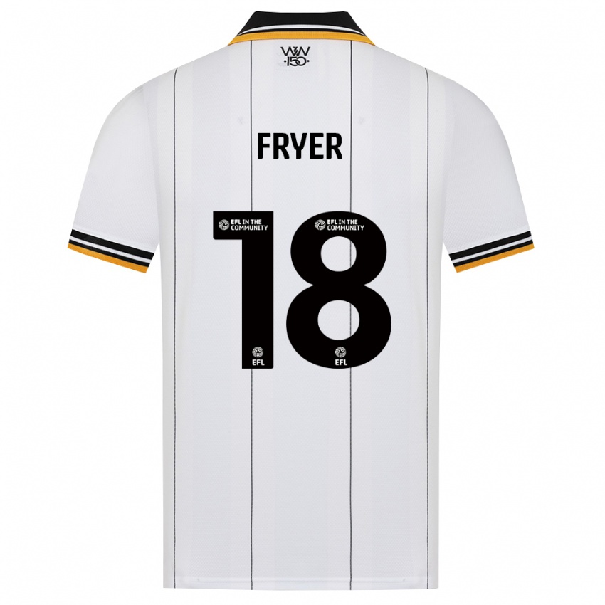 נשים Hannah Fryer #18 כתום לבן שחור הרחק ג'רזי 2026/27 חולצה קצרה