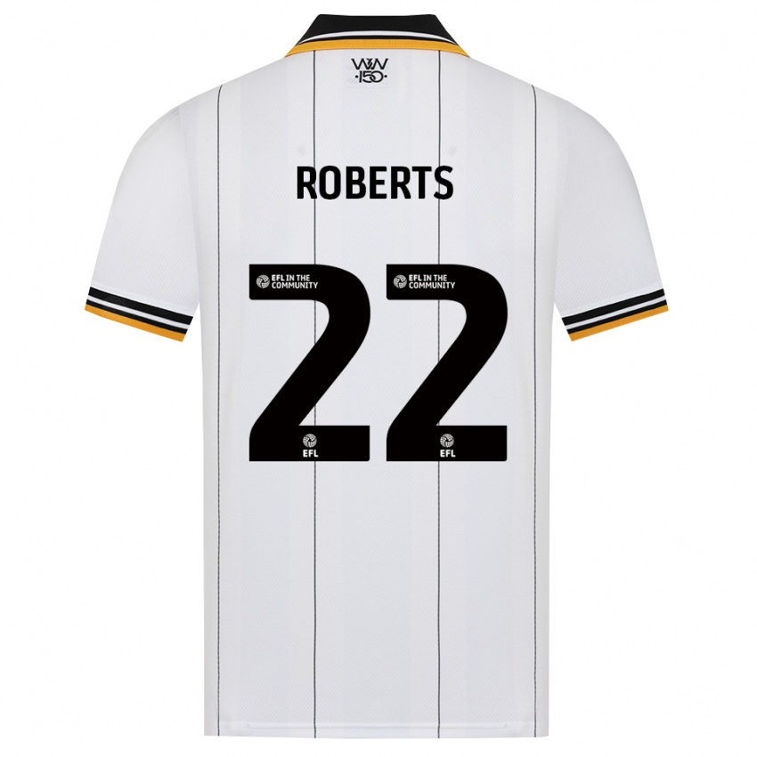 נשים Beth Roberts #22 כתום לבן שחור הרחק ג'רזי 2026/27 חולצה קצרה