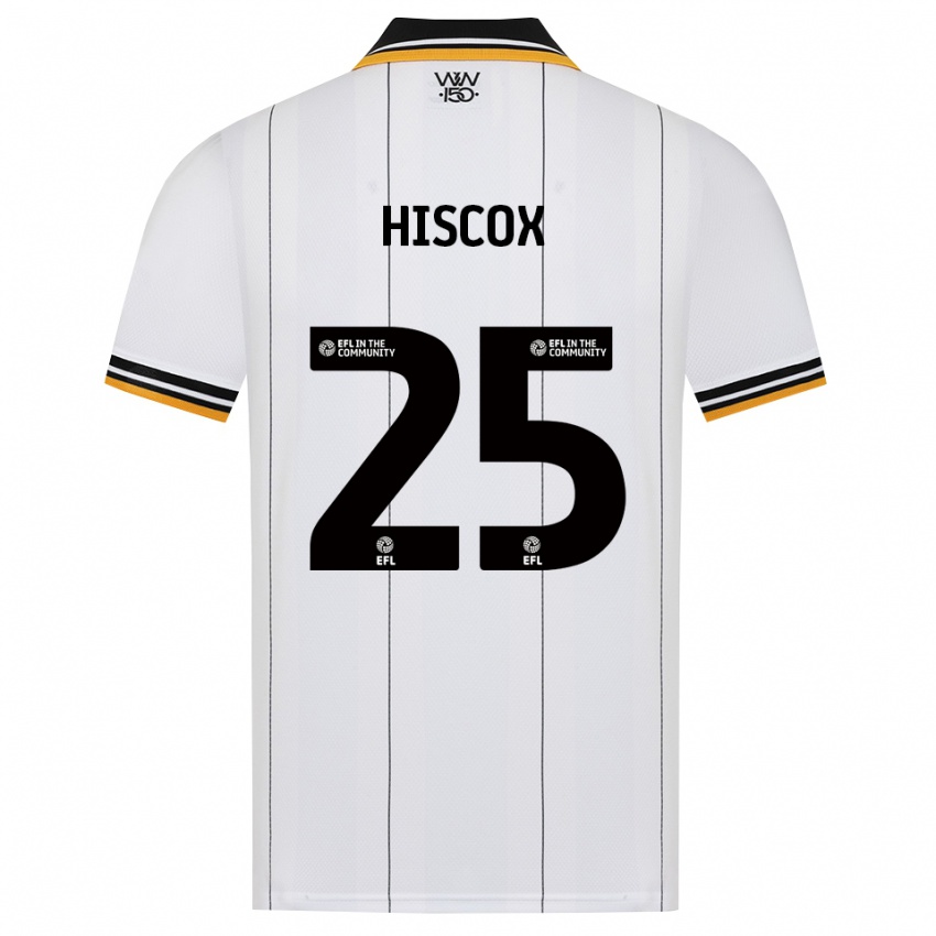 נשים Amelia Hiscox #25 כתום לבן שחור הרחק ג'רזי 2026/27 חולצה קצרה