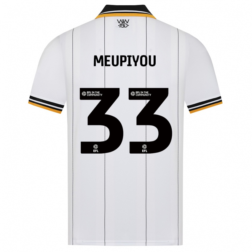 נשים Bastien Meupiyou #33 כתום לבן שחור הרחק ג'רזי 2026/27 חולצה קצרה