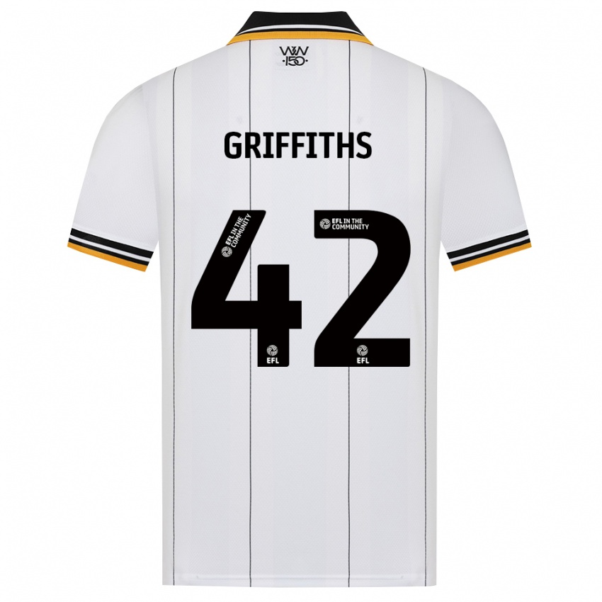 נשים Harvey Griffiths #42 כתום לבן שחור הרחק ג'רזי 2026/27 חולצה קצרה
