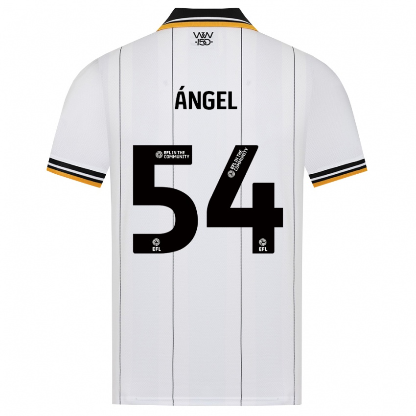 נשים Dani Ángel #54 כתום לבן שחור הרחק ג'רזי 2026/27 חולצה קצרה