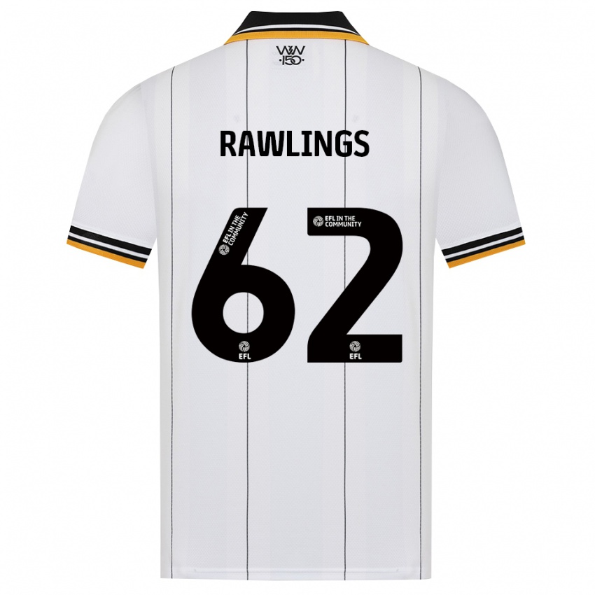 נשים Luke Rawlings #62 כתום לבן שחור הרחק ג'רזי 2026/27 חולצה קצרה