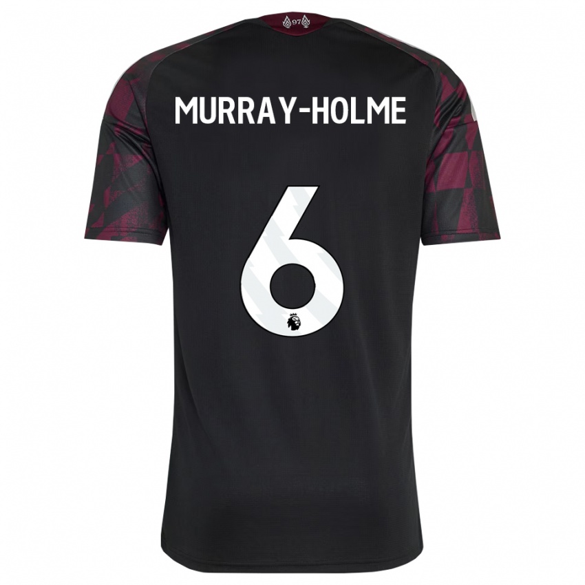 נשים Hadyn Murray-Holme #6 שחור לבן סגול ג'רזי קיט שלישי 2026/27 חולצה קצרה