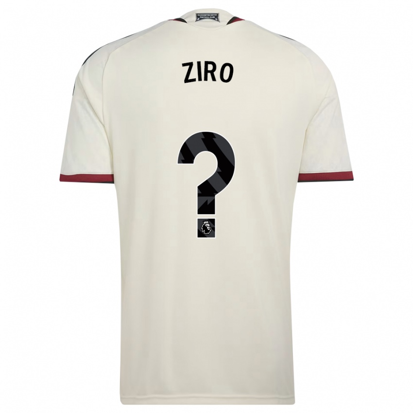 נשים Emmanuel Ziro #0 בז' שחור אדום ג'רזי קיט שלישי 2026/27 חולצה קצרה