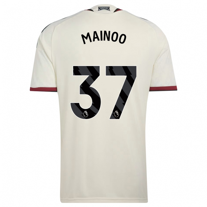 נשים Kobbie Mainoo #37 בז' שחור אדום ג'רזי קיט שלישי 2026/27 חולצה קצרה