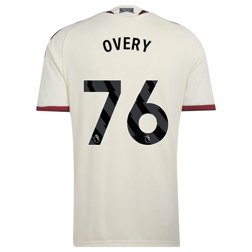 נשים James Overy #76 בז' שחור אדום ג'רזי קיט שלישי 2026/27 חולצה קצרה