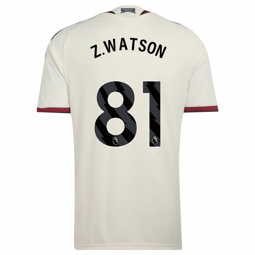 נשים Zac Watson #81 בז' שחור אדום ג'רזי קיט שלישי 2026/27 חולצה קצרה