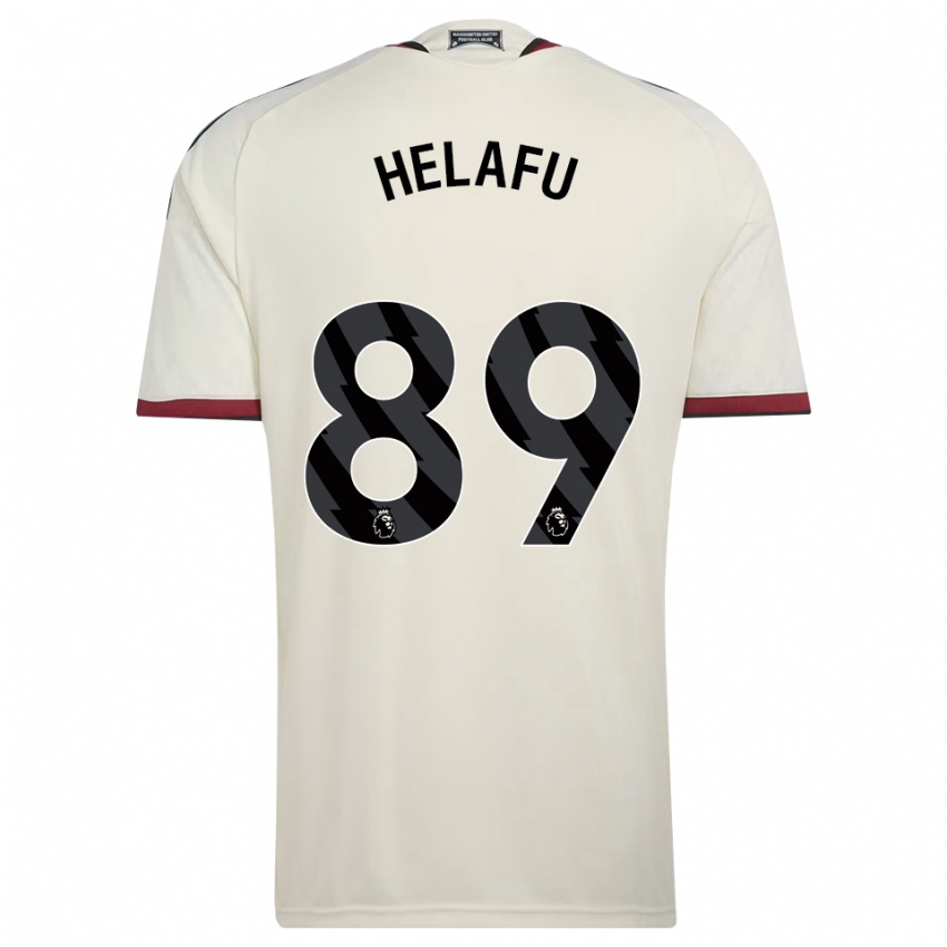 נשים Yuel Helafu #89 בז' שחור אדום ג'רזי קיט שלישי 2026/27 חולצה קצרה