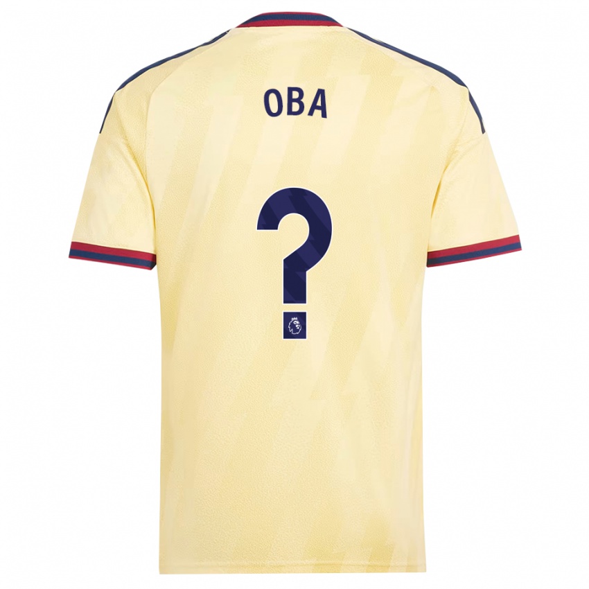 נשים Jayden Oba #0 צהוב בהיר כחול חצות ג'רזי קיט שלישי 2026/27 חולצה קצרה