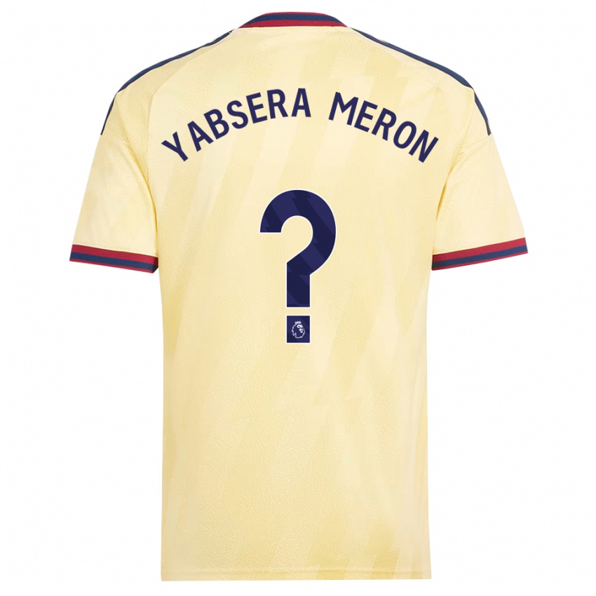 נשים Yabsera Meron #0 צהוב בהיר כחול חצות ג'רזי קיט שלישי 2026/27 חולצה קצרה