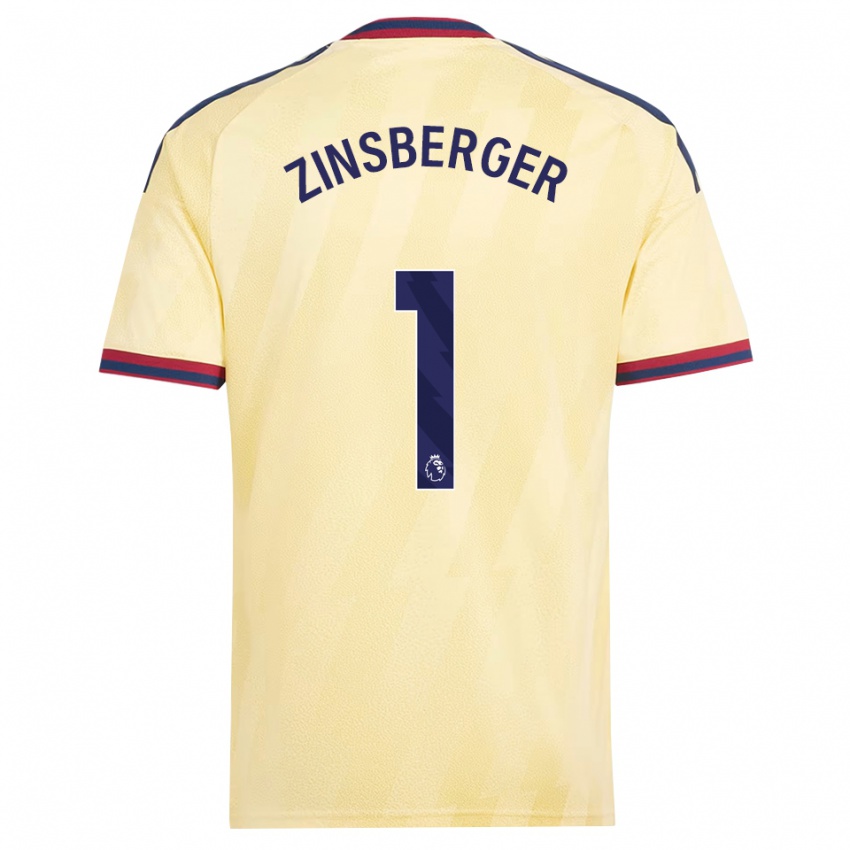 נשים Manuela Zinsberger #1 צהוב בהיר כחול חצות ג'רזי קיט שלישי 2026/27 חולצה קצרה