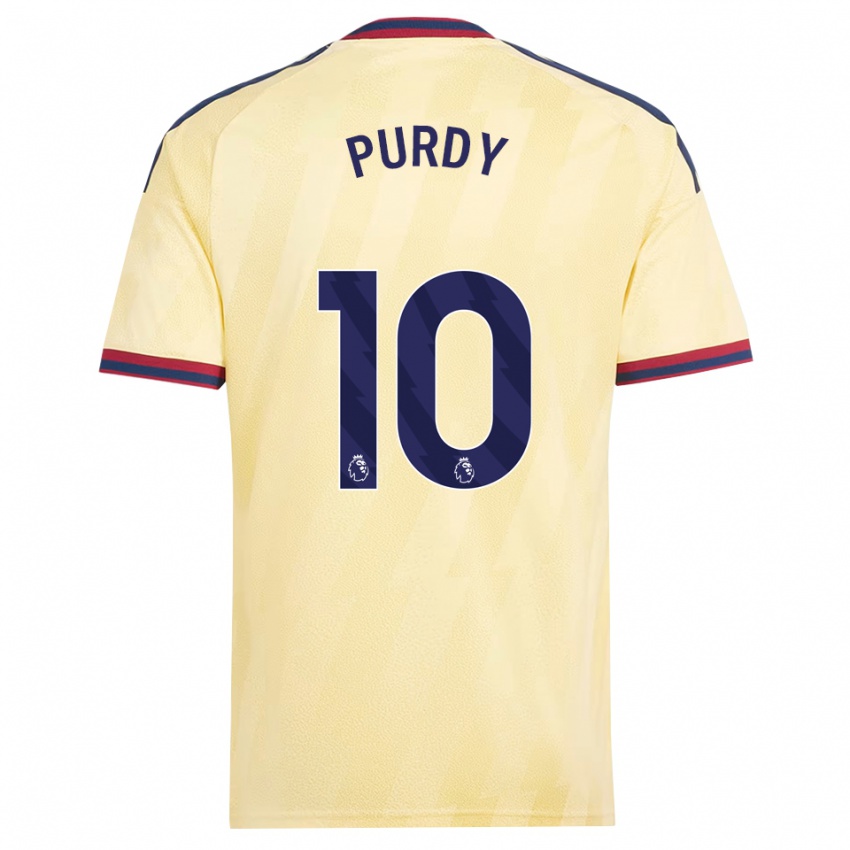 נשים Charlie Purdy #10 צהוב בהיר כחול חצות ג'רזי קיט שלישי 2026/27 חולצה קצרה