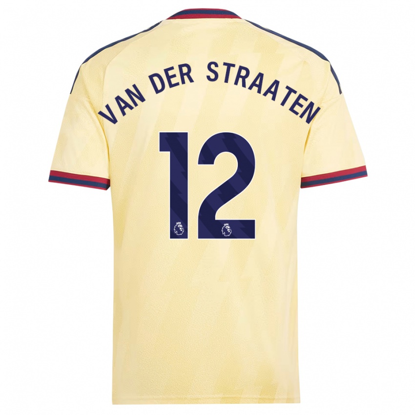 נשים Zachary Van Der Straaten #12 צהוב בהיר כחול חצות ג'רזי קיט שלישי 2026/27 חולצה קצרה