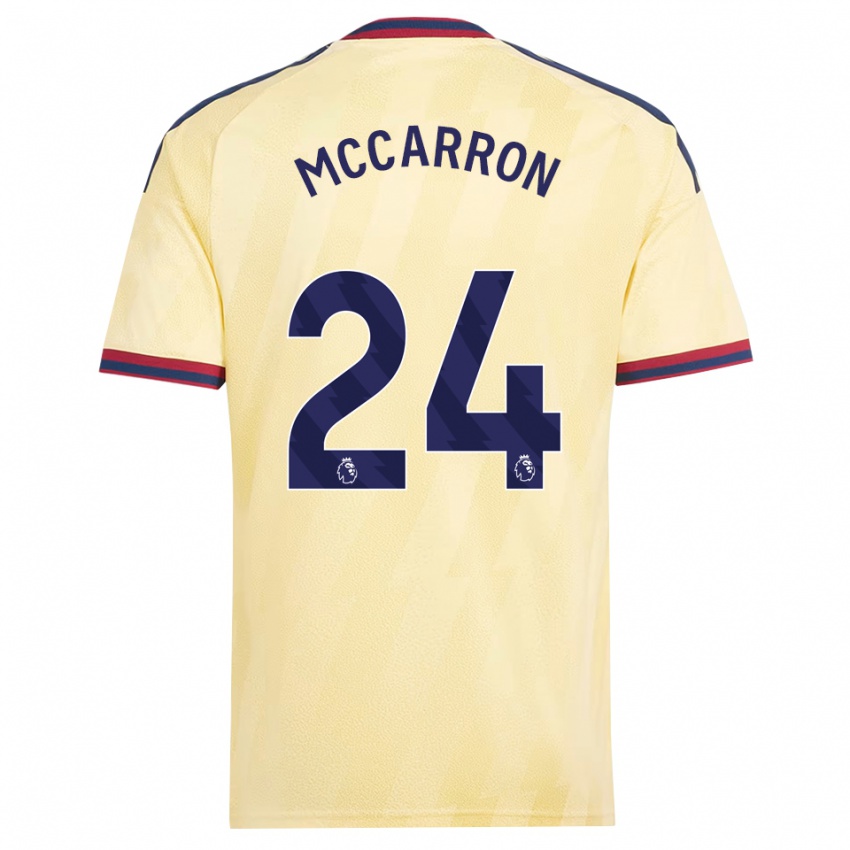 נשים Daniel Mccarron #24 צהוב בהיר כחול חצות ג'רזי קיט שלישי 2026/27 חולצה קצרה