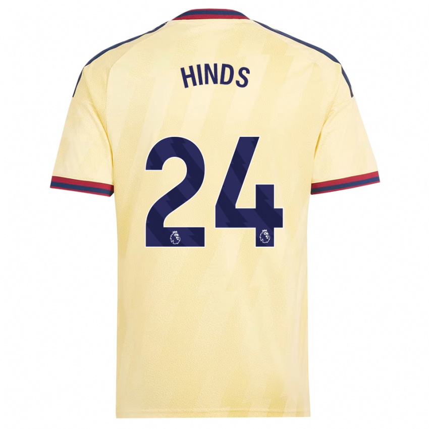 נשים טיילור הינדס #24 צהוב בהיר כחול חצות ג'רזי קיט שלישי 2026/27 חולצה קצרה