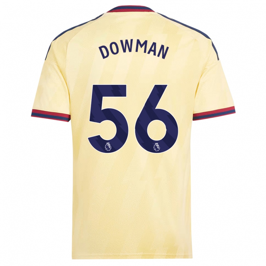 נשים Max Dowman #56 צהוב בהיר כחול חצות ג'רזי קיט שלישי 2026/27 חולצה קצרה