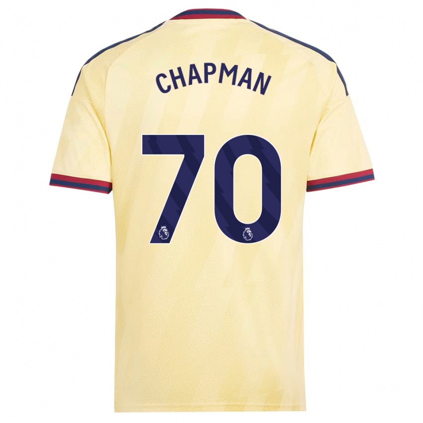 נשים Samuel Chapman #70 צהוב בהיר כחול חצות ג'רזי קיט שלישי 2026/27 חולצה קצרה