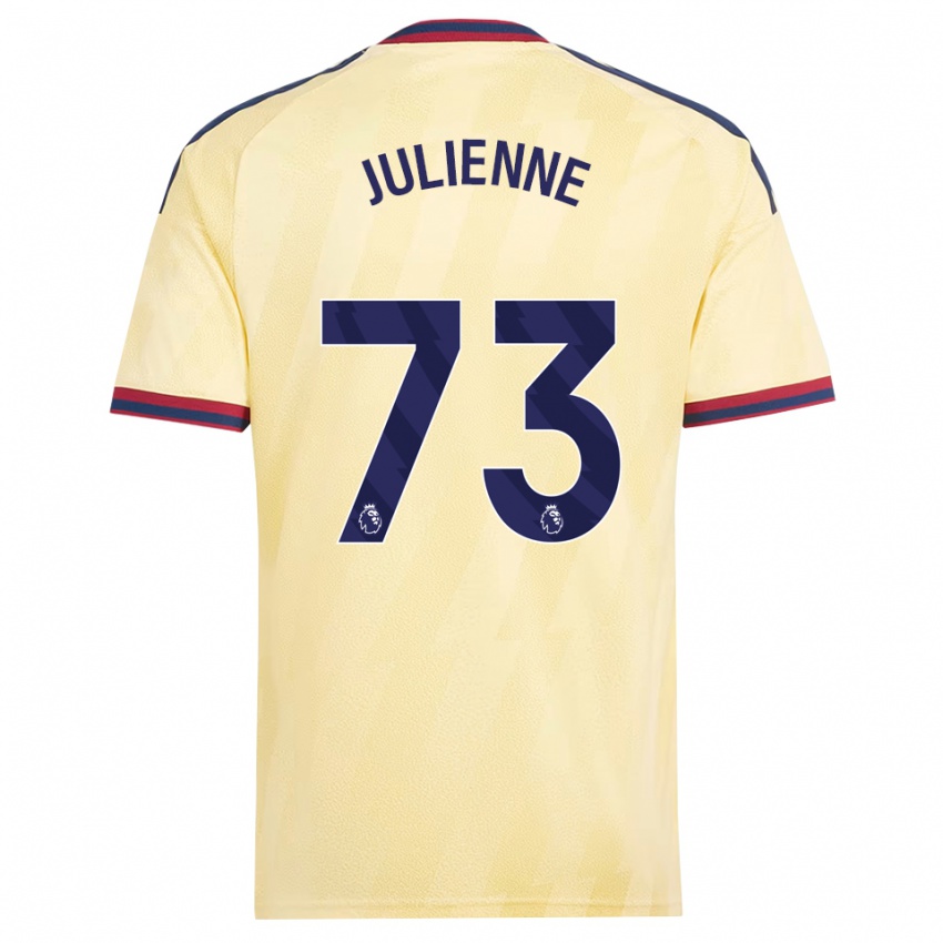 נשים Theo Julienne #73 צהוב בהיר כחול חצות ג'רזי קיט שלישי 2026/27 חולצה קצרה