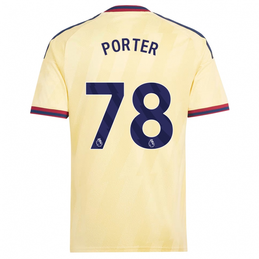 נשים Jack Porter #78 צהוב בהיר כחול חצות ג'רזי קיט שלישי 2026/27 חולצה קצרה