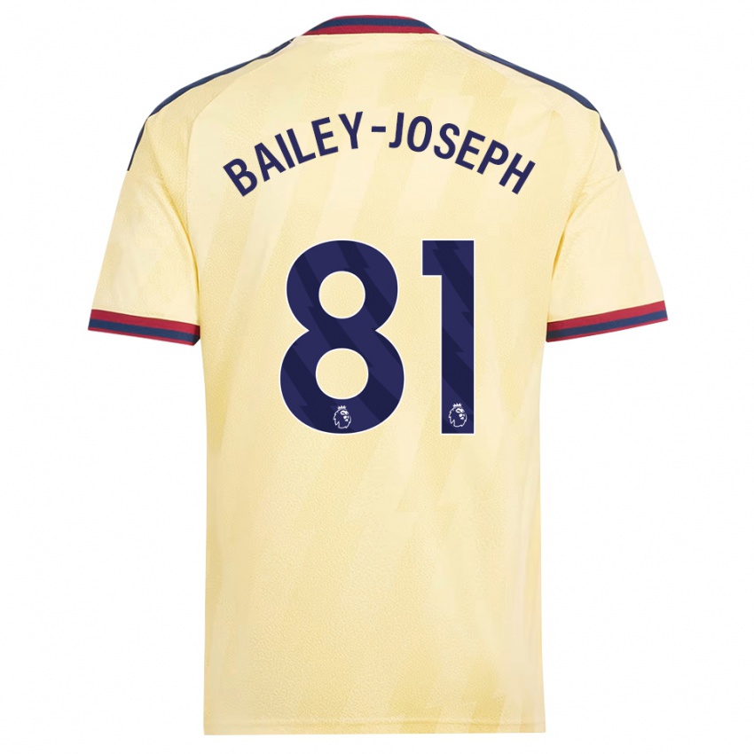 נשים Brando Bailey-Joseph #81 צהוב בהיר כחול חצות ג'רזי קיט שלישי 2026/27 חולצה קצרה