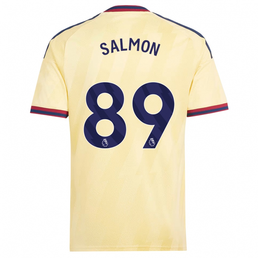 נשים Marli Salmon #89 צהוב בהיר כחול חצות ג'רזי קיט שלישי 2026/27 חולצה קצרה