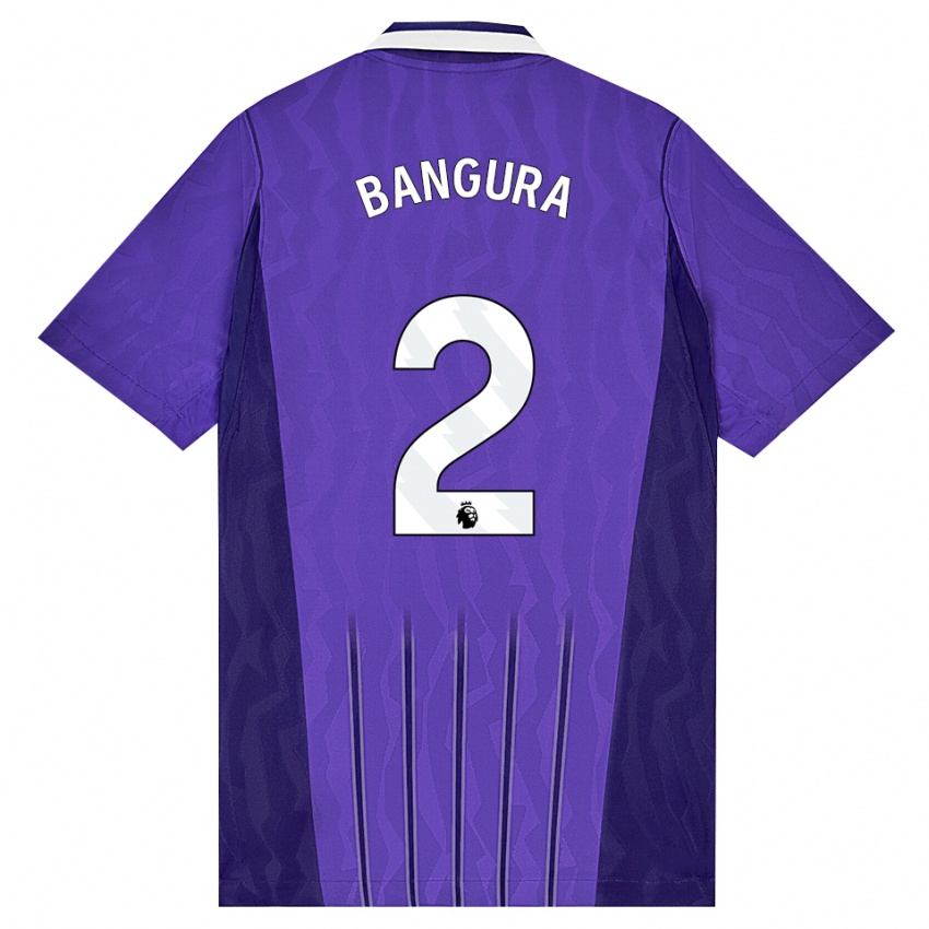 נשים Samal Bangura #2 סגול לבן ג'רזי קיט שלישי 2026/27 חולצה קצרה
