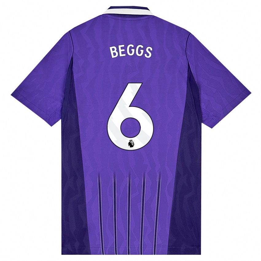 נשים Jamel Beggs #6 סגול לבן ג'רזי קיט שלישי 2026/27 חולצה קצרה