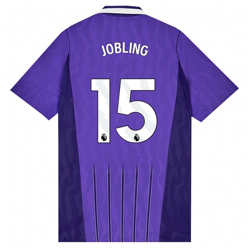 נשים George Jobling #15 סגול לבן ג'רזי קיט שלישי 2026/27 חולצה קצרה