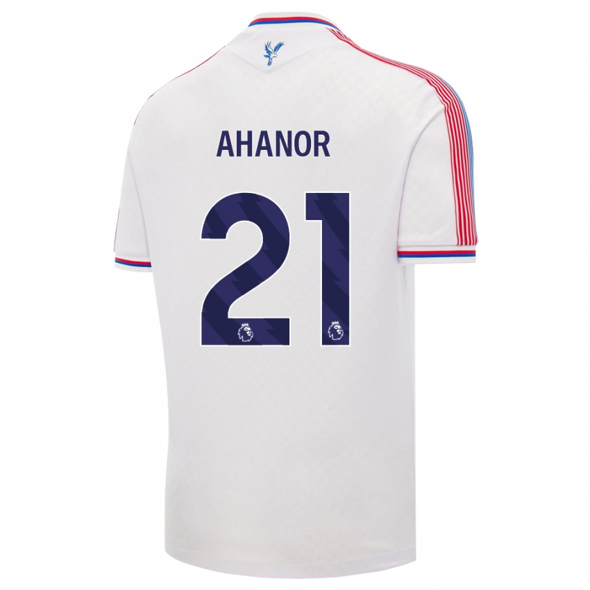 נשים Honest Ahanor #21 לבן אדום כחול ג'רזי ביתית 2026/27 חולצה קצרה